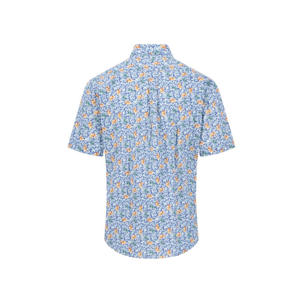 Fynch-Hatton Premium Flower Print Short Sleeved Shirt